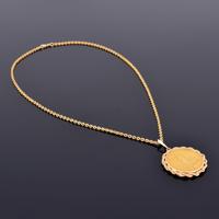 14K Gold Chain & 1924 Coin Estate Pendant - Sold for $2,816 on 02-17-2024 (Lot 221A).jpg